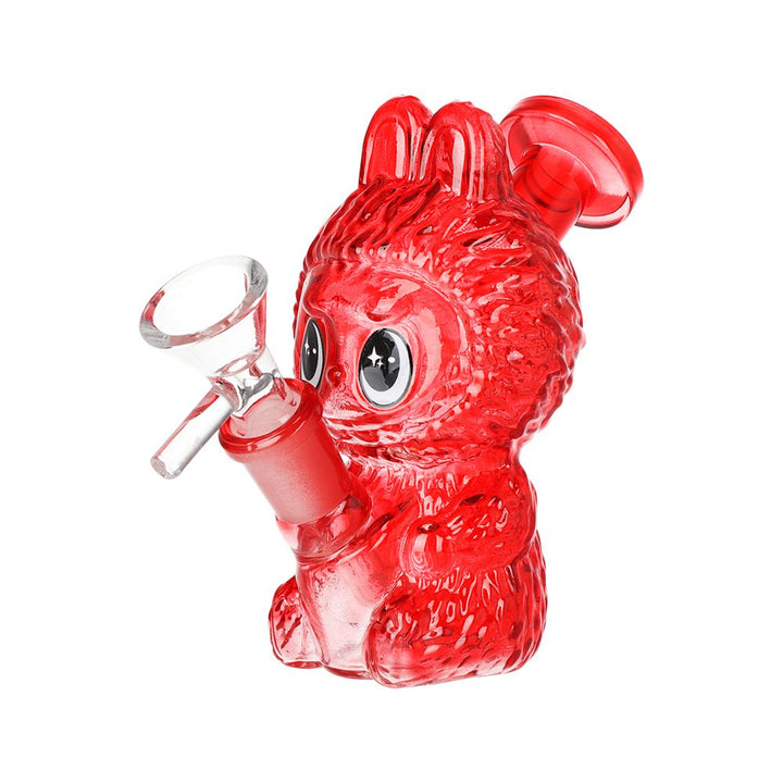 Compact Animal Design Glass Water Pipe - 4.5 Inch
