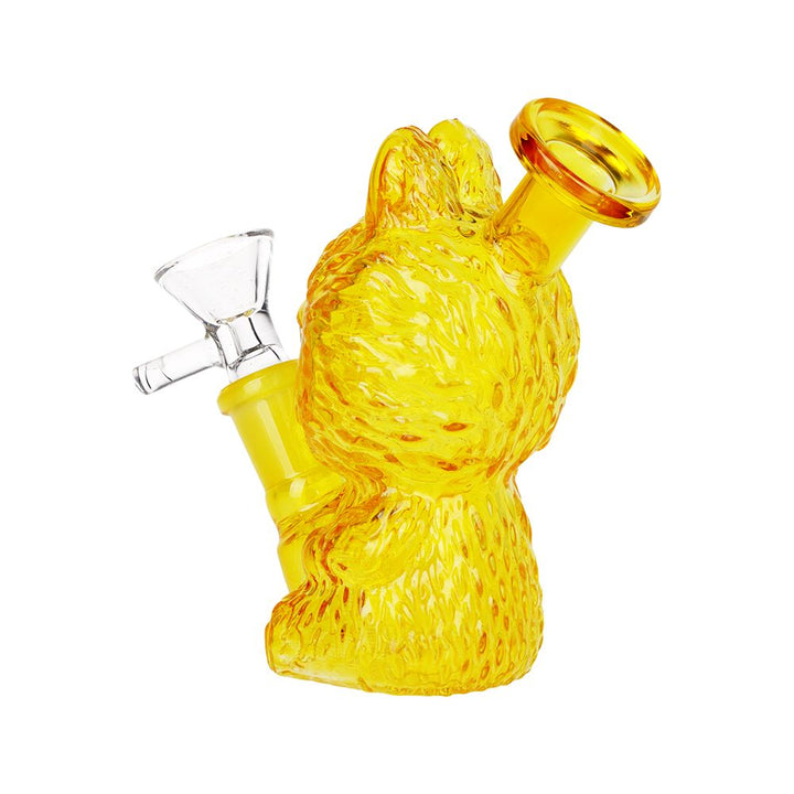 Compact Animal Design Glass Water Pipe - 4.5 Inch