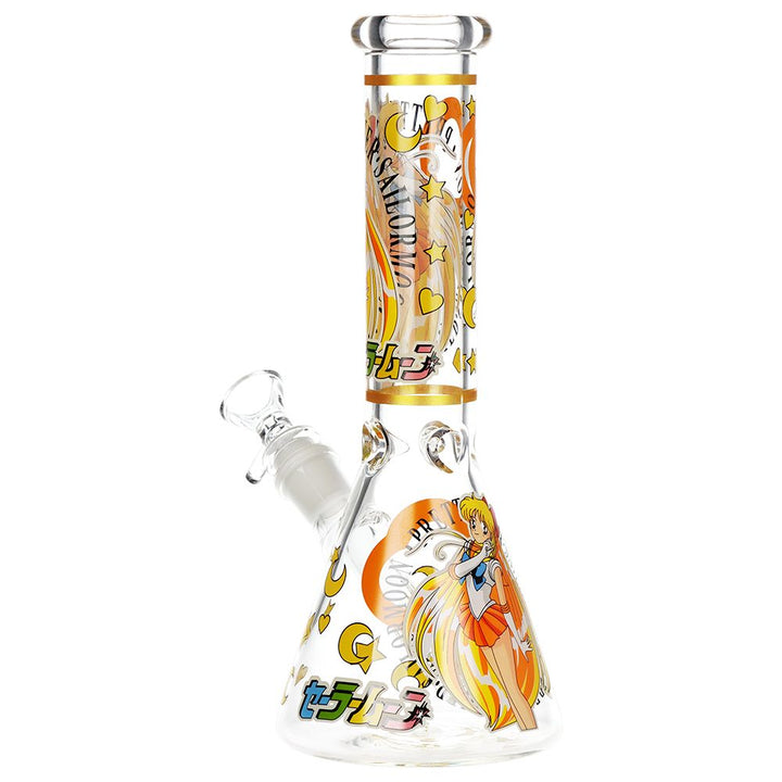 10" Anime Decal Glass Beaker Water Pipe