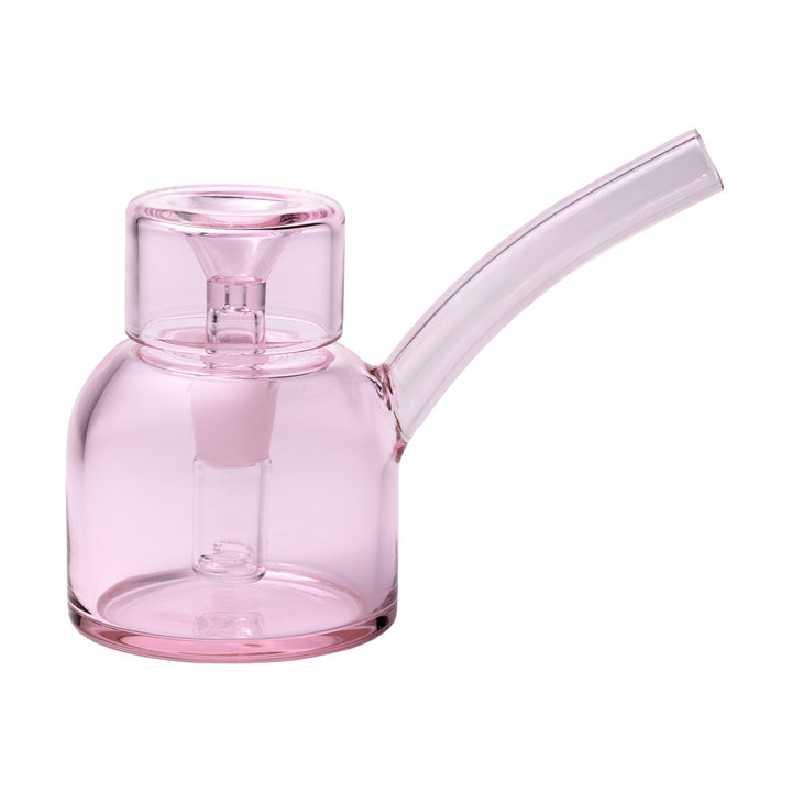 Art Deco Borosilicate Glass Bubbler