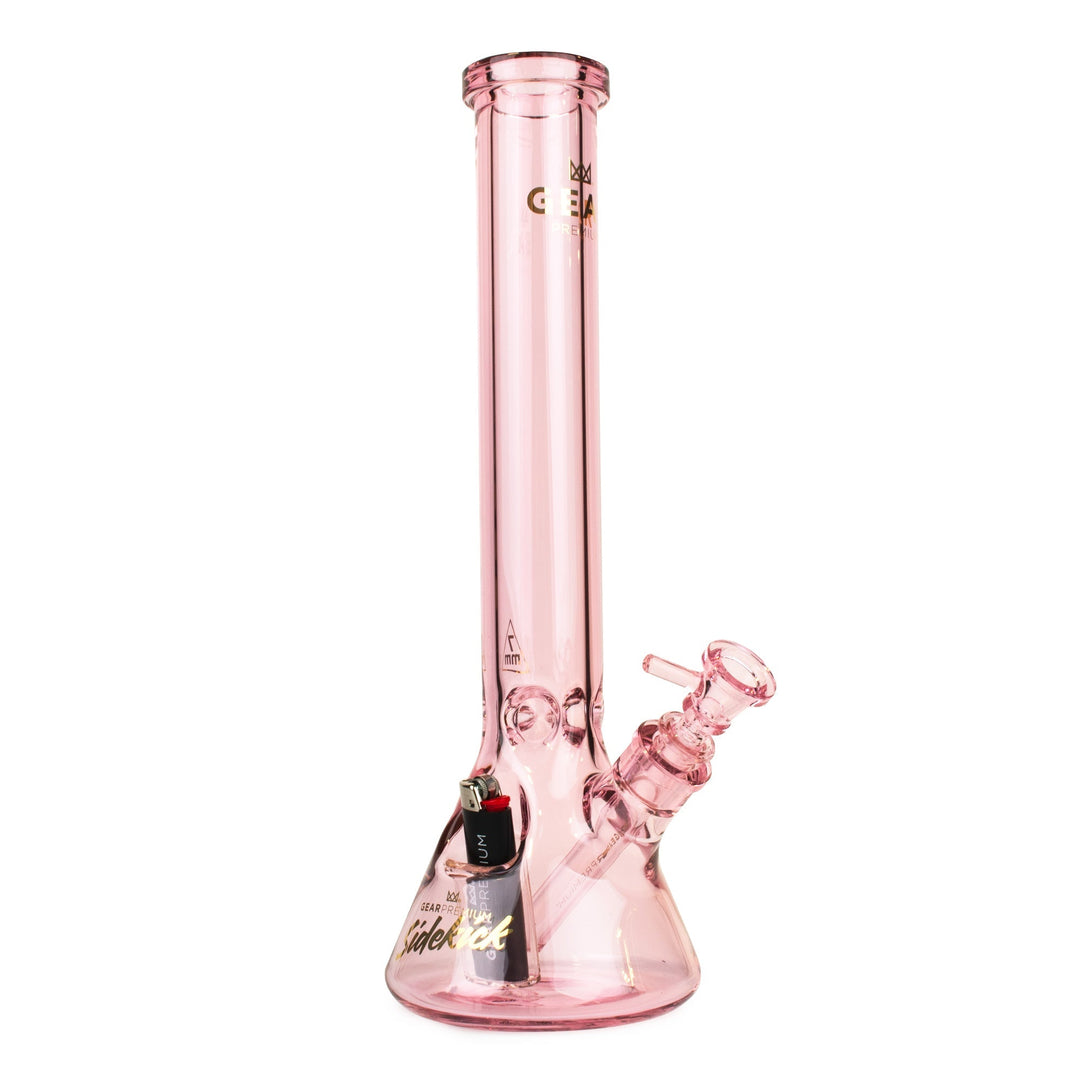 15-Inch Sidekick Beaker Water Pipe with Lighter Holster