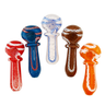 3.5in Twisting Ring Art Glass Hand Pipe