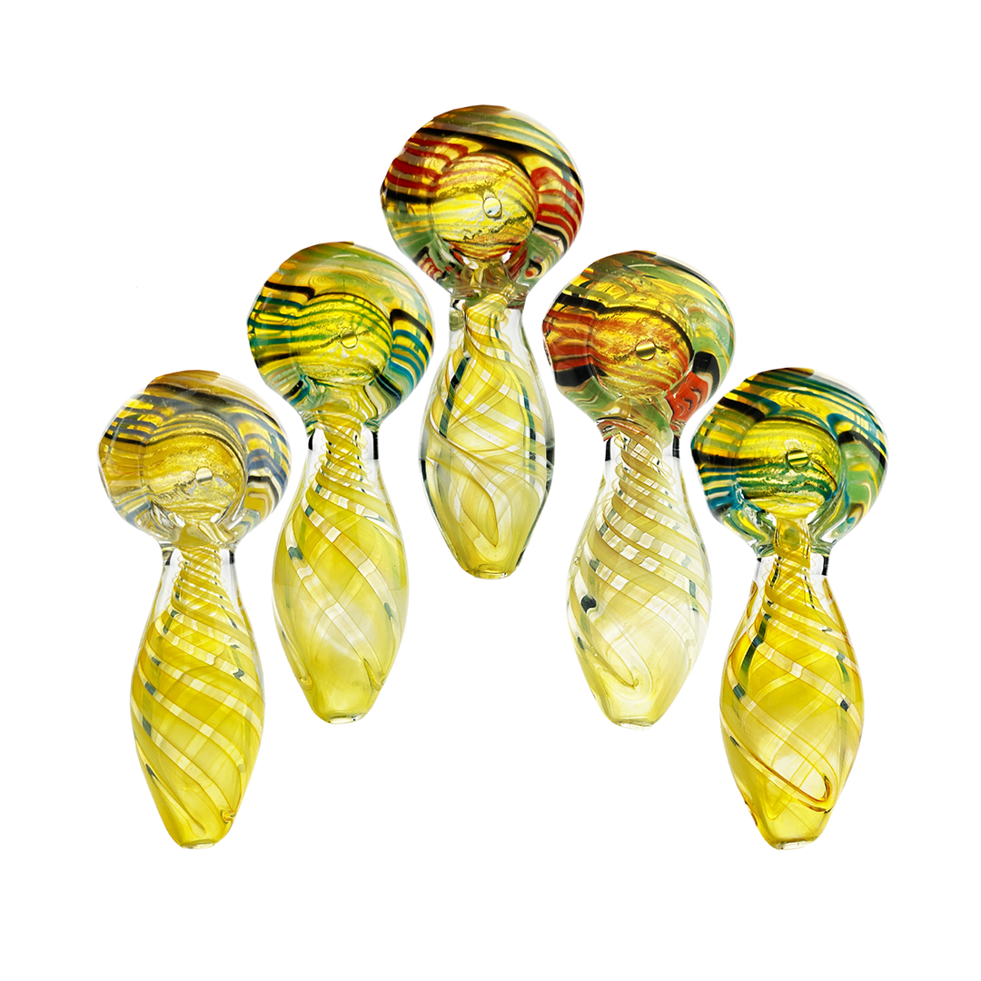 3-Inch Silver Fume Glass Hand Pipe