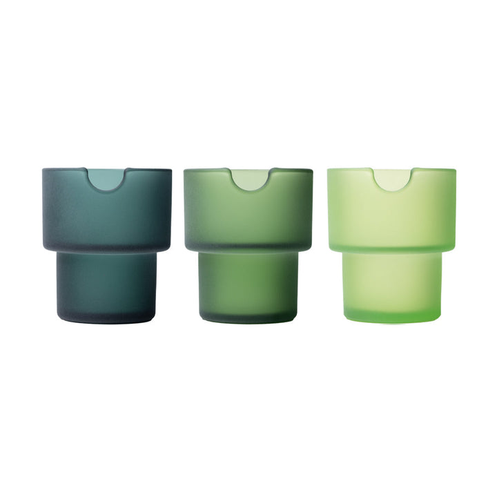 NWTN Home Stackable Glass Ashtray Set