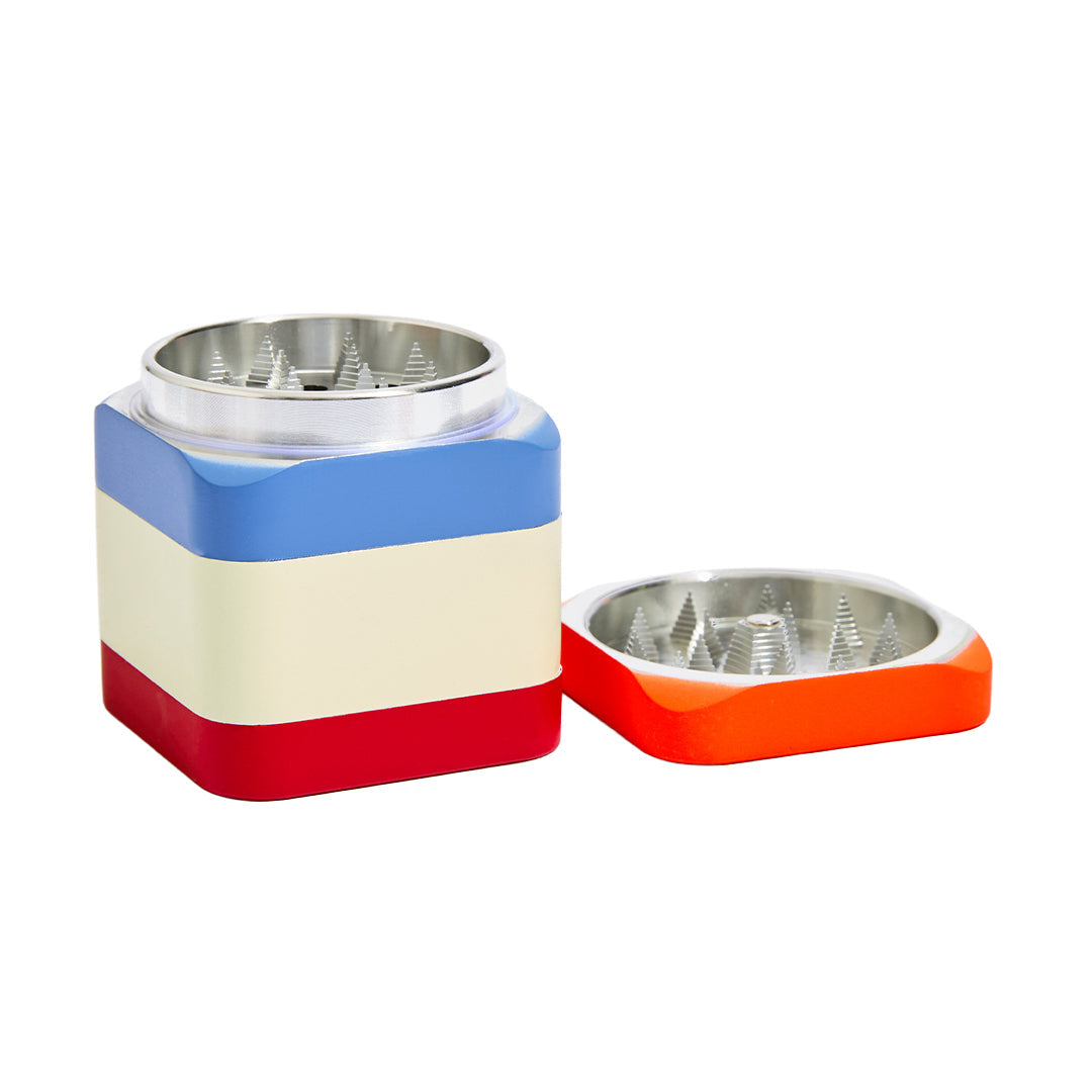 Edie Parker Rubberized Colorblock Grinder
