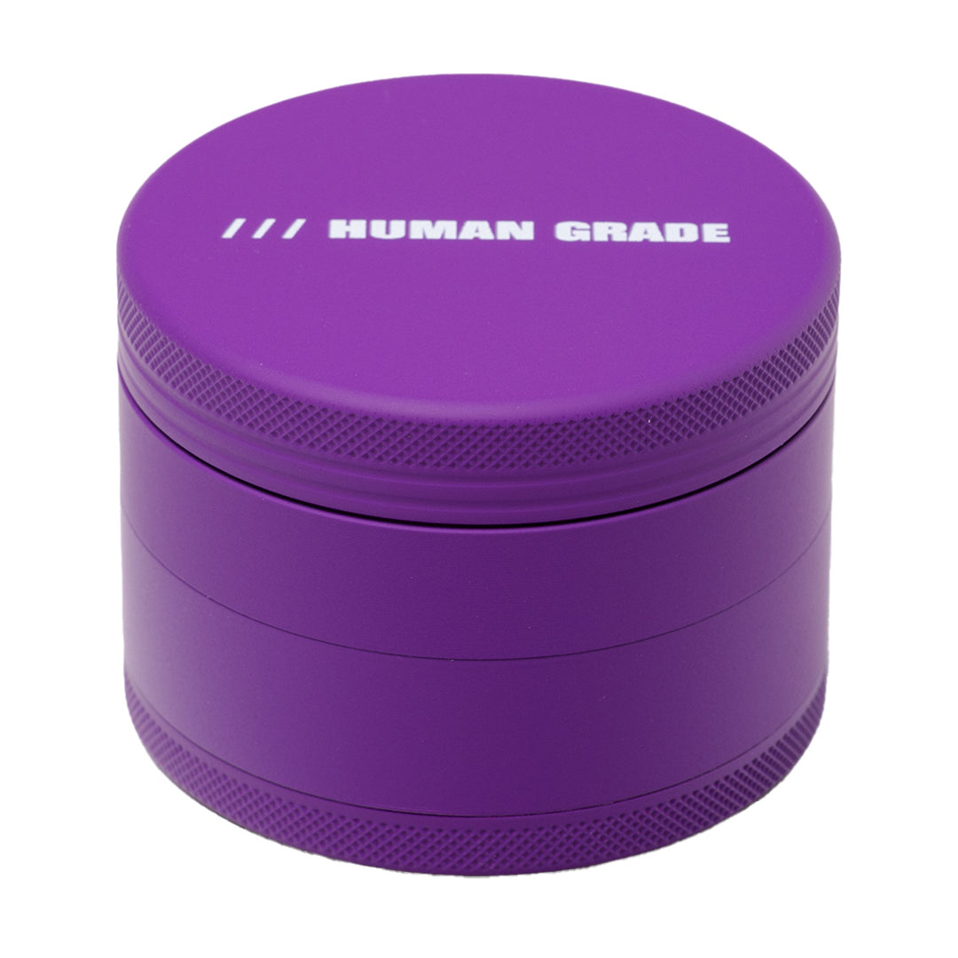 Human Grade 2.5" 4-Piece Rubberized Grinder