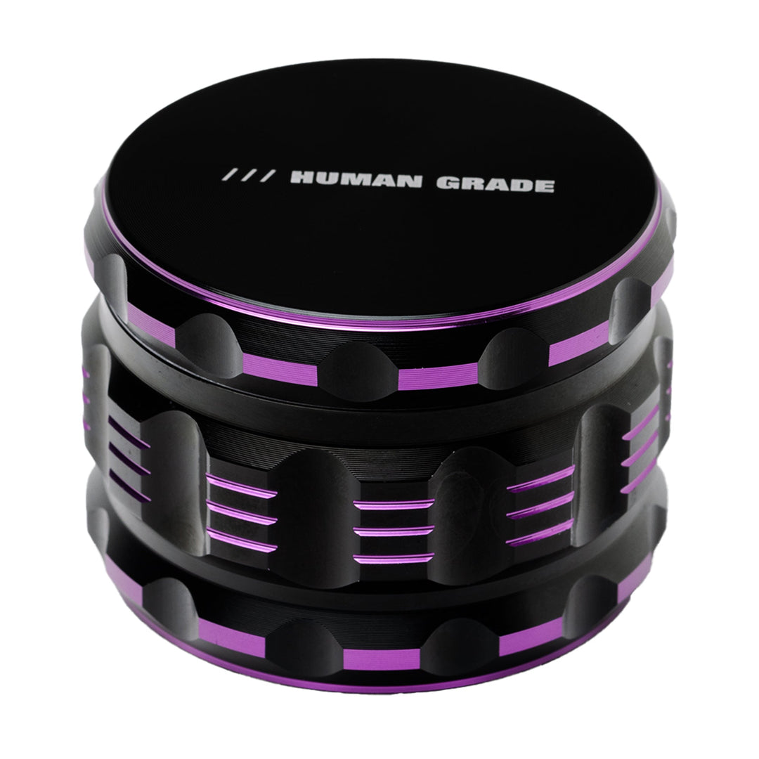 Human Grade 2.5 Inch 4-Piece Dry Herb Grinder