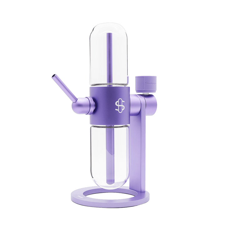 Violet Purple Stündenglass Gravity Hookah System