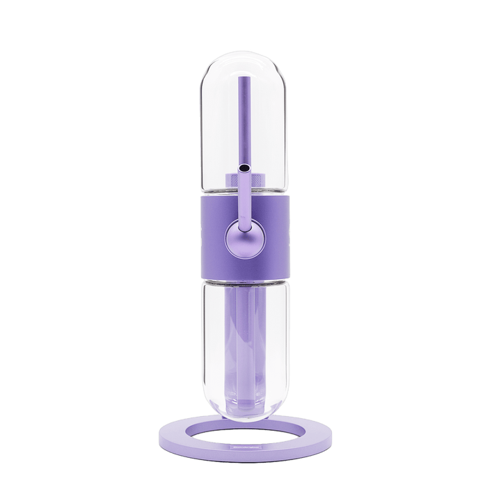 Violet Purple Stündenglass Gravity Hookah System