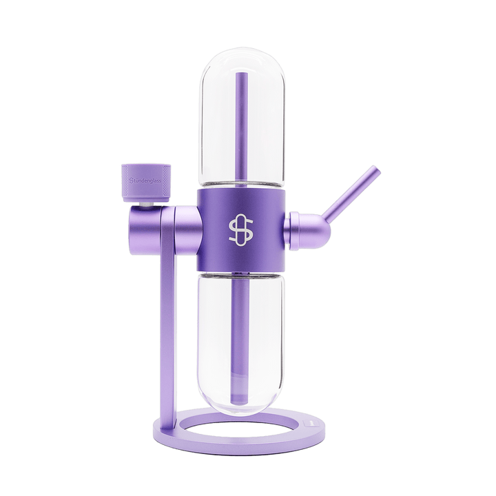 Violet Purple Stündenglass Gravity Hookah System