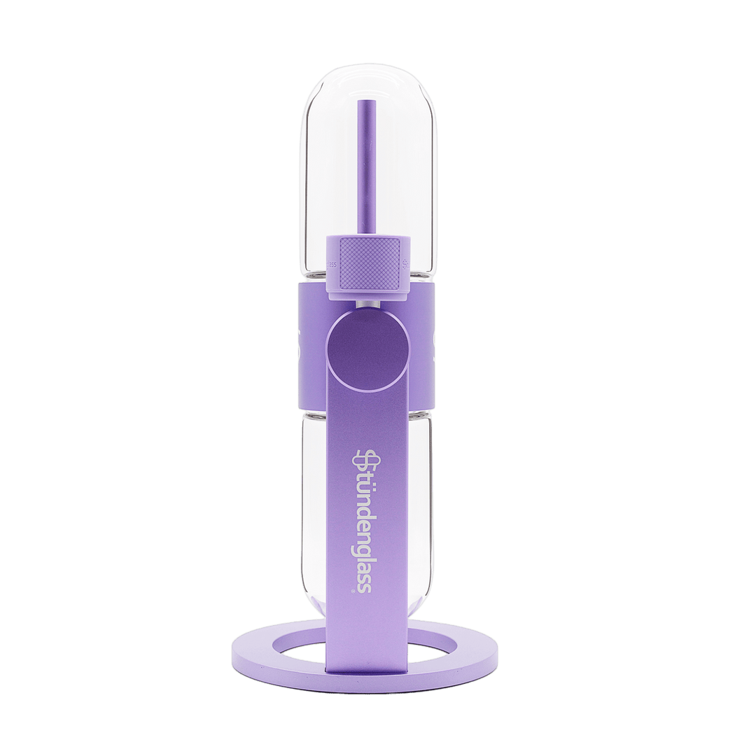 Violet Purple Stündenglass Gravity Hookah System