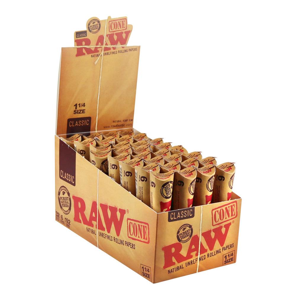 RAW Natural Unbleached Pre-Roll Cones