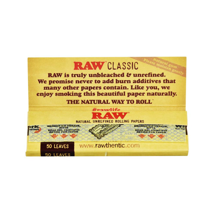 RAW Natural Classic Rolling Sheets