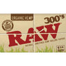 RAW Organic Hemp 300-Count 1 1/4 Papers
