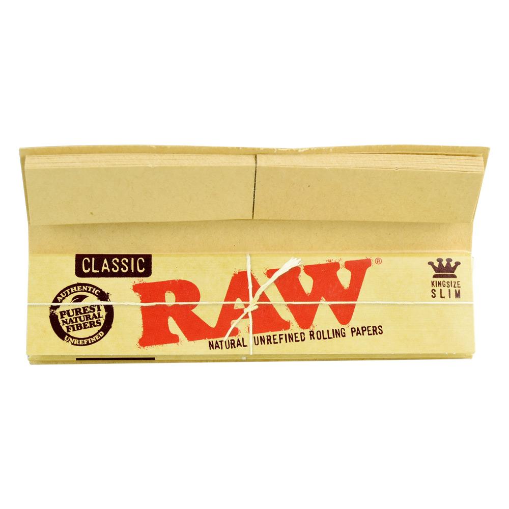 Raw Connoisseur Unrefined Rolling Papers with Tips