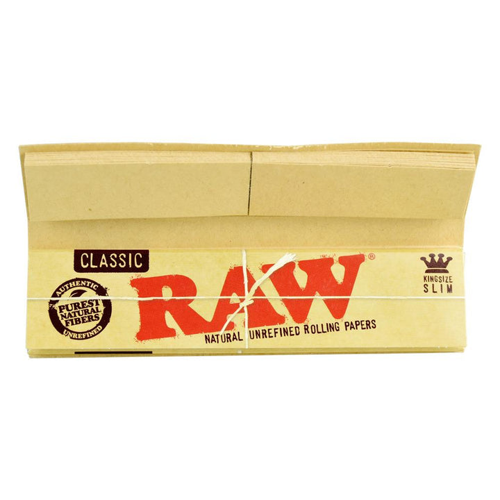 Raw Connoisseur Unrefined Rolling Papers with Tips