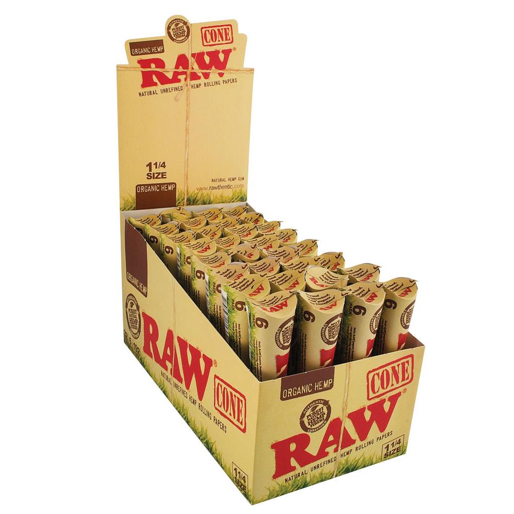 RAW Pure Organic Hemp Pre-Rolled Cones