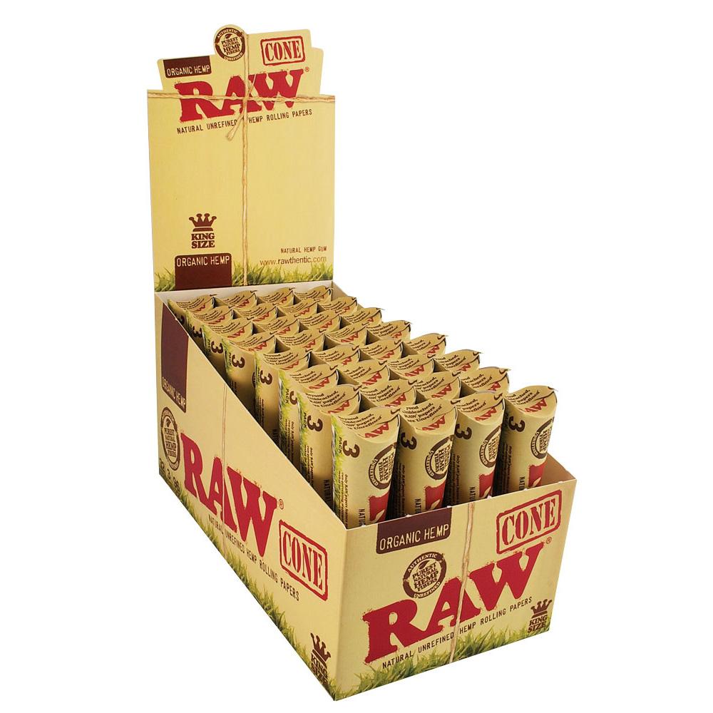 RAW Pure Organic Hemp Pre-Rolled Cones