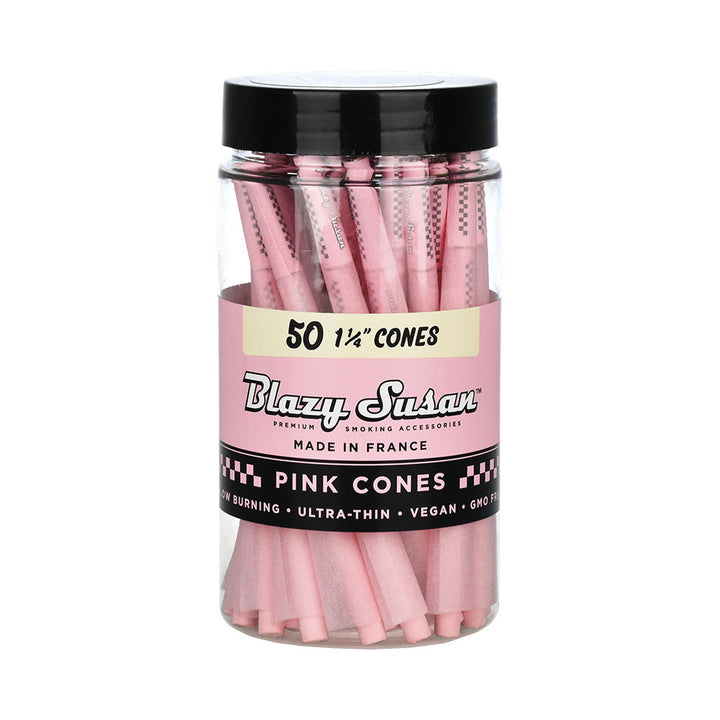 50 Pink Pre-Roll Cones for Dry Herb