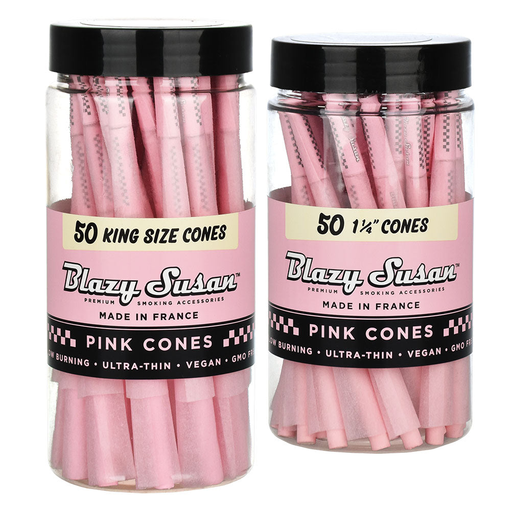 50 Pink Pre-Roll Cones for Dry Herb