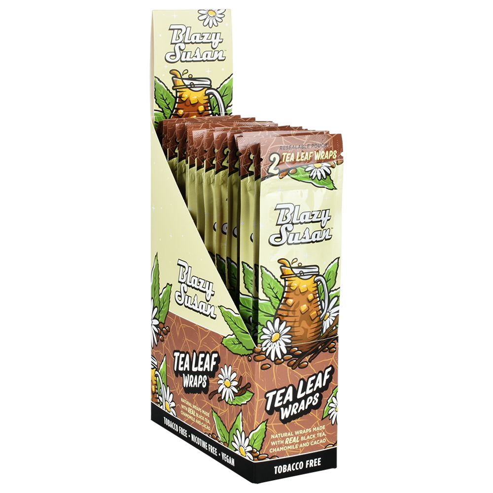 Blazy Susan Tea Leaf Wraps 25-Pack Display