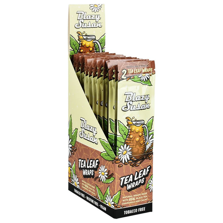 Blazy Susan Tea Leaf Wraps 25-Pack Display