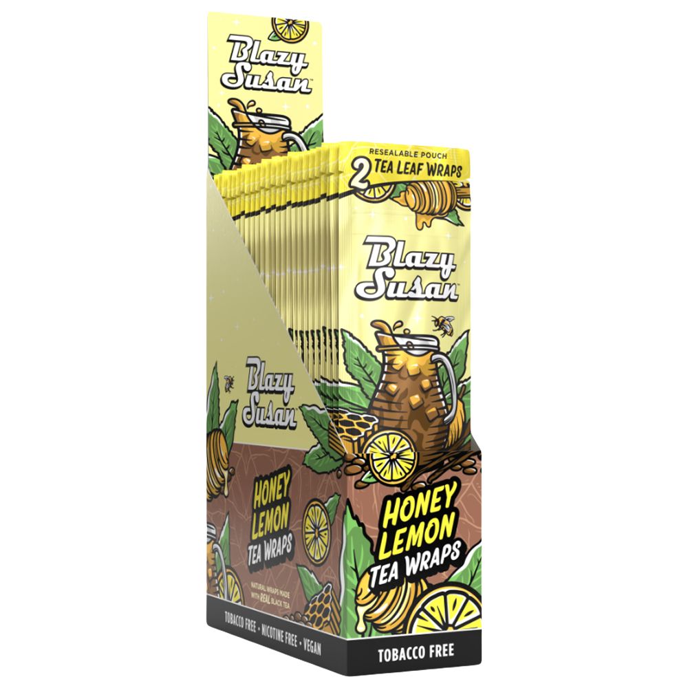 Blazy Susan Tea Leaf Wraps 25-Pack Display
