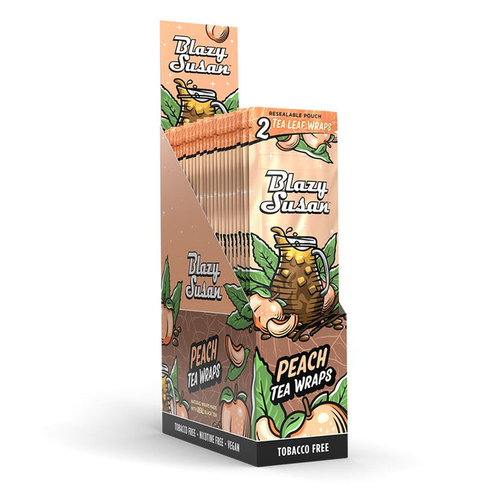 Blazy Susan Tea Leaf Wraps 25-Pack Display