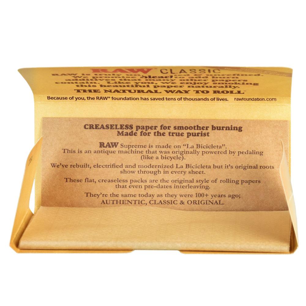 RAW Natural Kingsize Supreme Rolling Papers