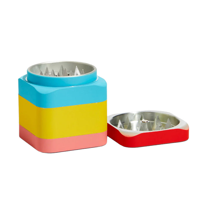 Edie Parker Rubberized Colorblock Grinder