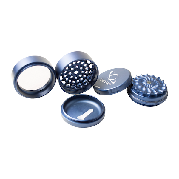 Saturn 5-Piece Aluminum Dry Herb Grinder 63mm