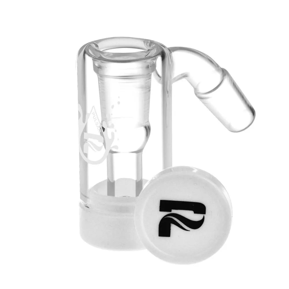 45 Degree Dab Oil Reclaimer with Silicone Jar