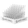 49-Piece White Rhino Assorted Glass Downstems