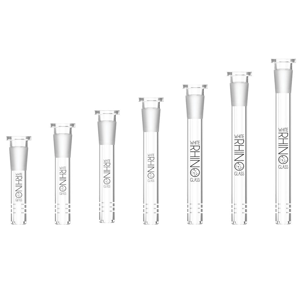 49-Piece White Rhino Assorted Glass Downstems