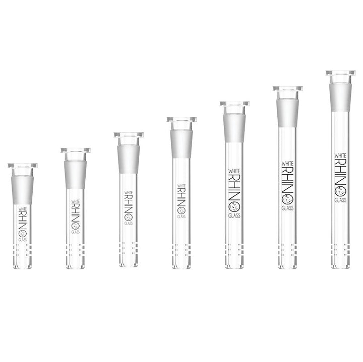 49-Piece White Rhino Assorted Glass Downstems