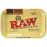 Raw Aluminum High-Sided Rolling Tray - 11x7 Inch