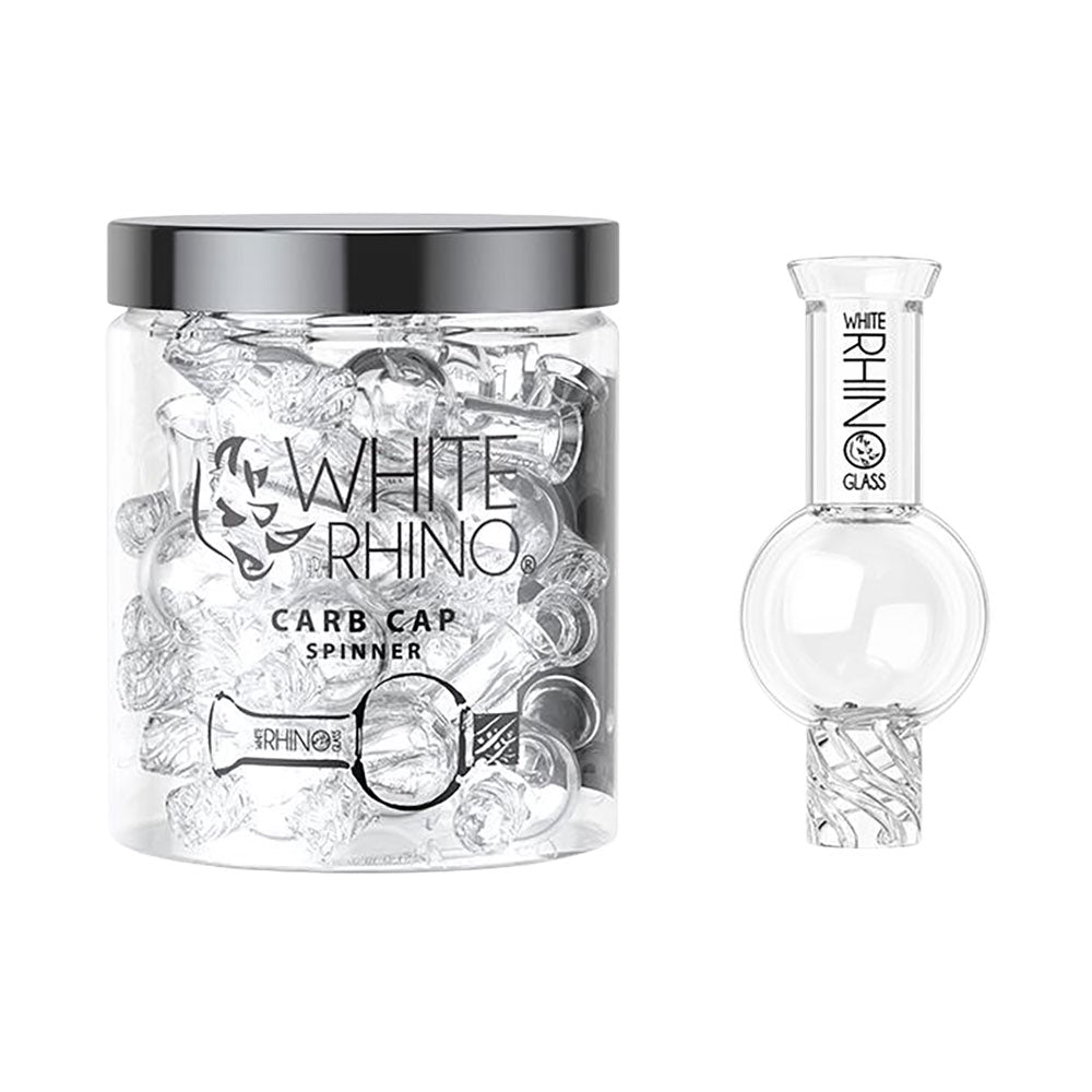 White Rhino 27mm Spinner Carb Caps Jar