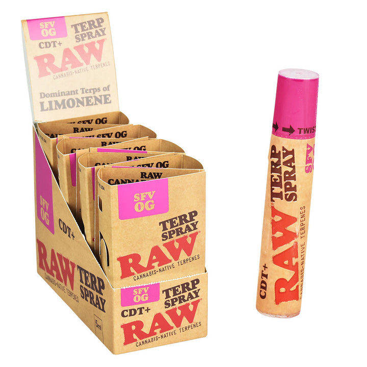 RAW Terp Enhancing Spray 8-Pack Display