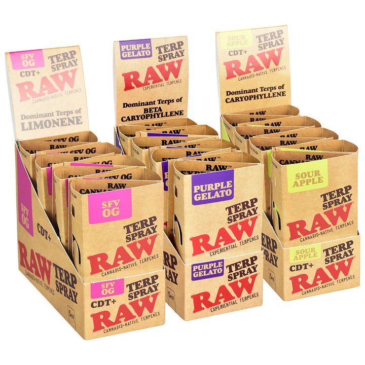 RAW Terp Enhancing Spray 8-Pack Display