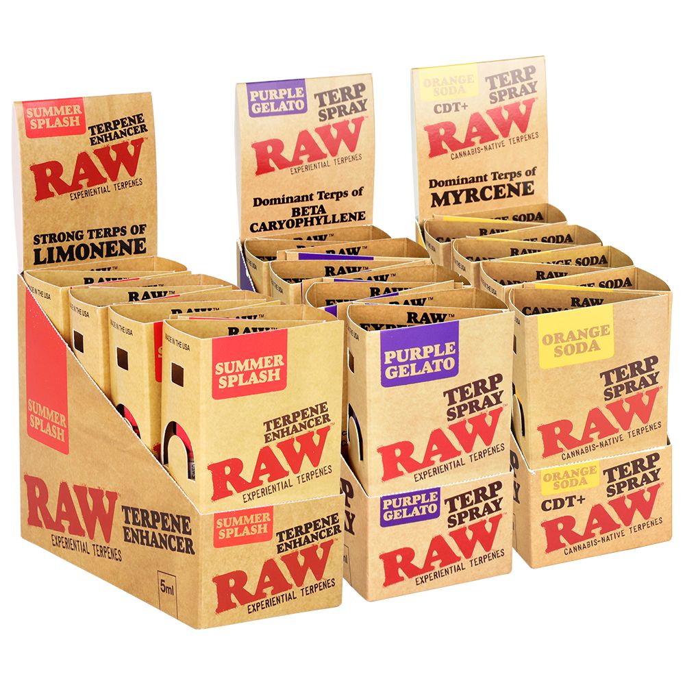 RAW Terp Enhancing Spray 8-Pack Display