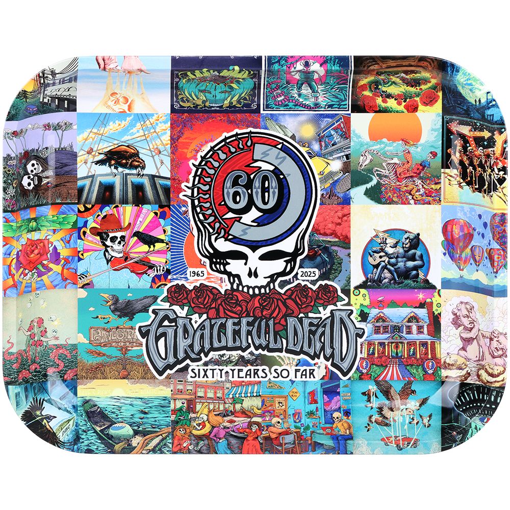 Large Grateful Dead 60th Anniversary Rolling Tray