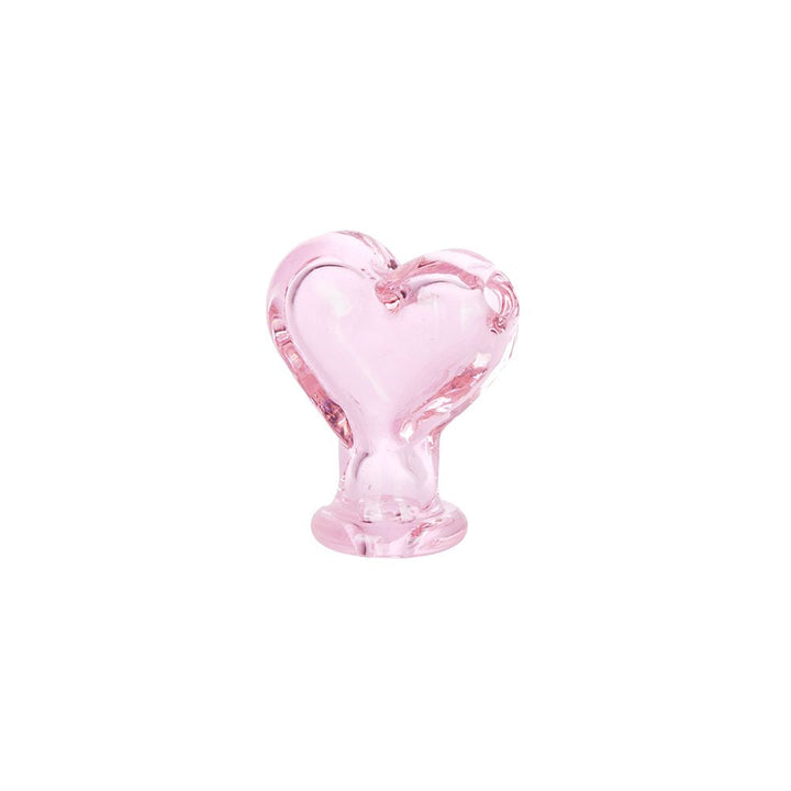 Pulsar Red Heart Glass Mouthpiece for Puffco Pivot