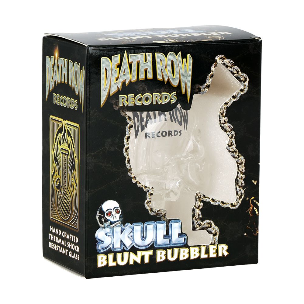 Death Row Skull Bubbler for Blunts