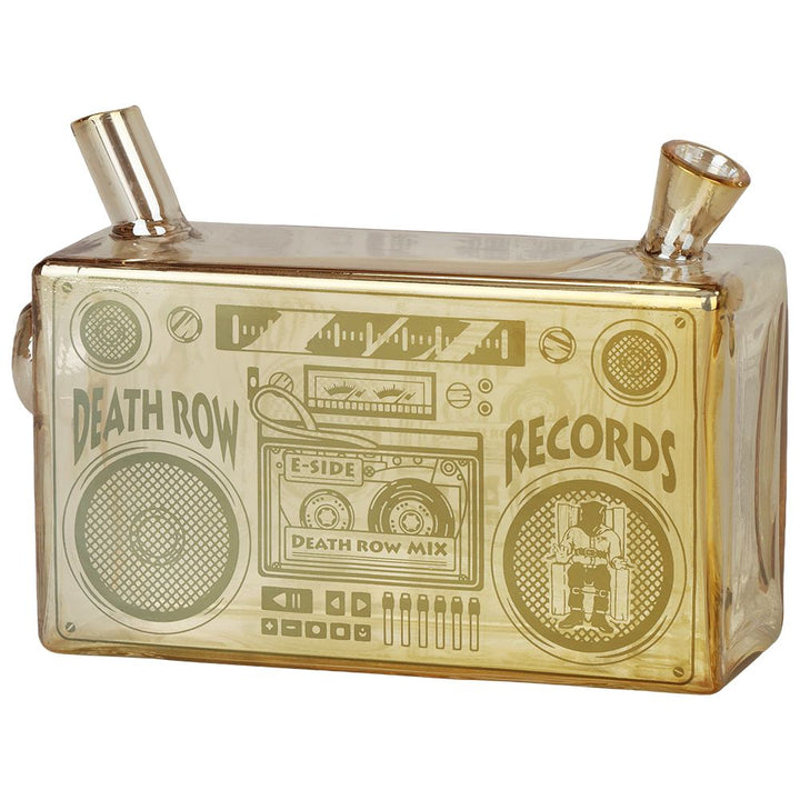 Death Row Boom Box Glass Blunt Bubbler