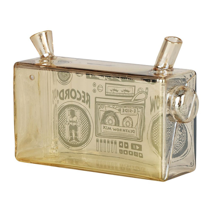 Death Row Boom Box Glass Blunt Bubbler