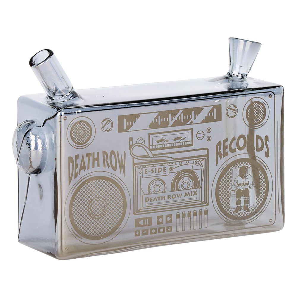 Death Row Boom Box Glass Blunt Bubbler