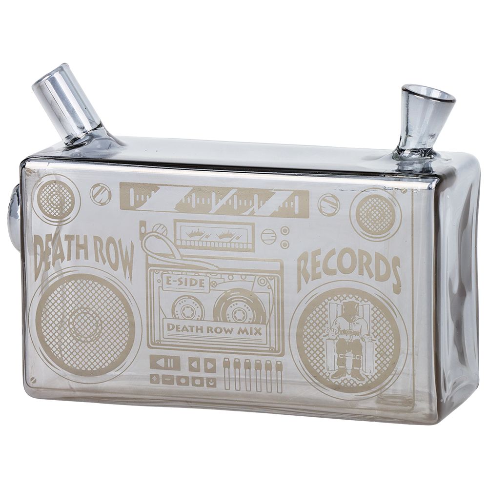 Death Row Boom Box Glass Blunt Bubbler