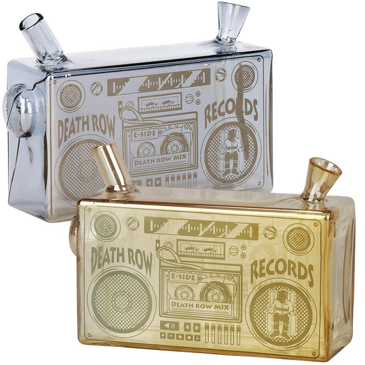 Death Row Boom Box Glass Blunt Bubbler