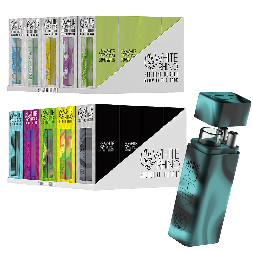 White Rhino Silicone Dugout 20-Count Display