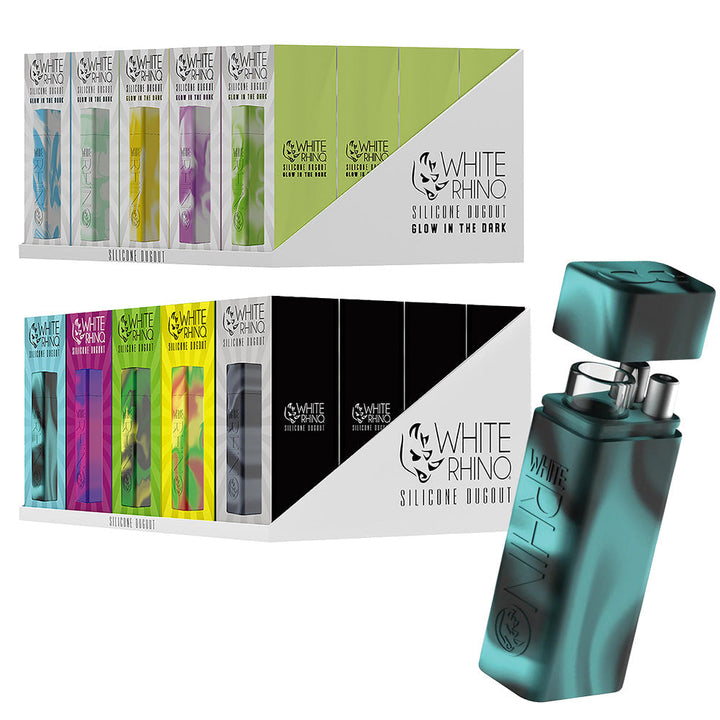White Rhino Silicone Dugout 20-Count Display